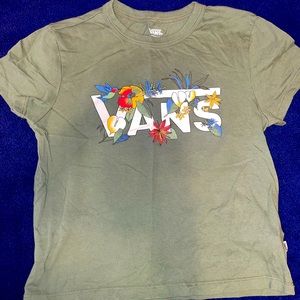 Vans cropped graphic tee